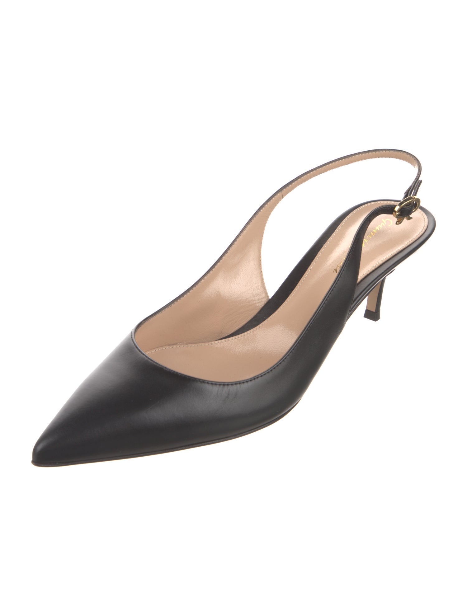 Gianvito Rossi Leather Slingback Pumps