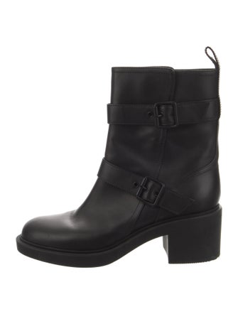 Gianvito Rossi Leather Moto Boots