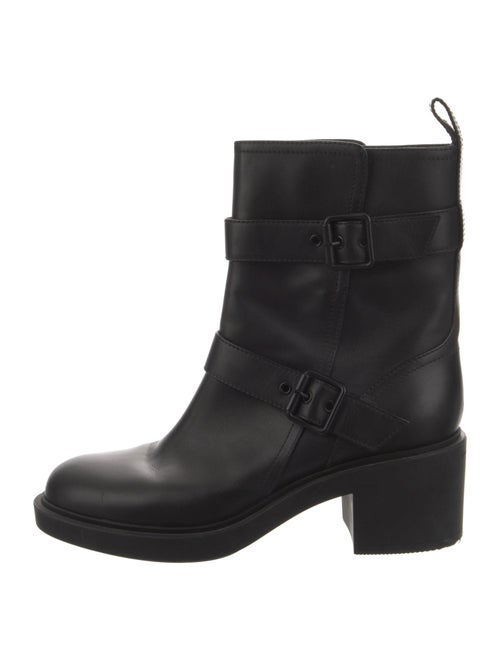 Gianvito Rossi Leather Moto Boots