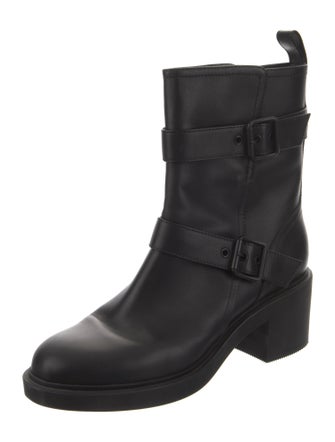Gianvito Rossi Leather Moto Boots