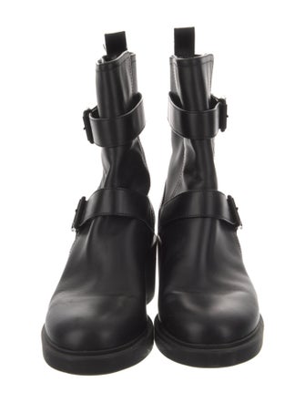 Gianvito Rossi Leather Moto Boots