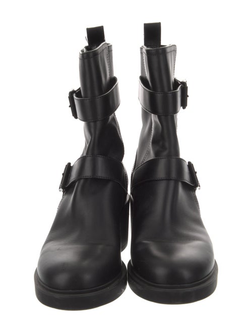 Gianvito Rossi Leather Moto Boots