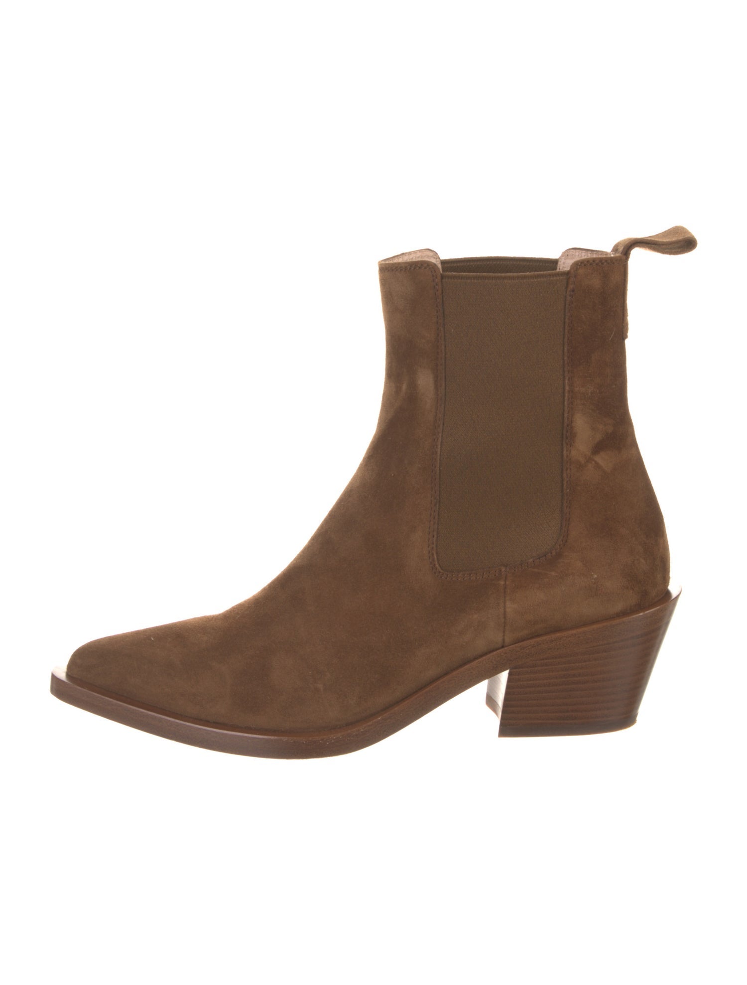 Gianvito Rossi Suede Chelsea Boots