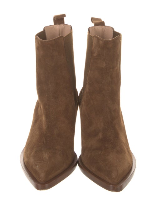 Gianvito Rossi Suede Chelsea Boots