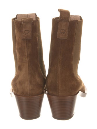 Gianvito Rossi Suede Chelsea Boots