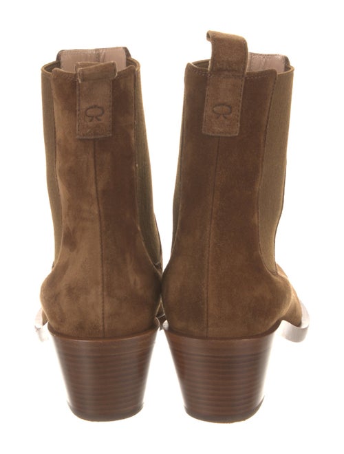 Gianvito Rossi Suede Chelsea Boots