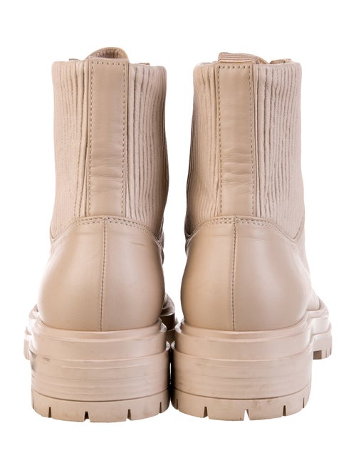 Gianvito Rossi Leather Combat Boots