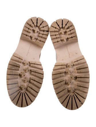 Gianvito Rossi Leather Combat Boots