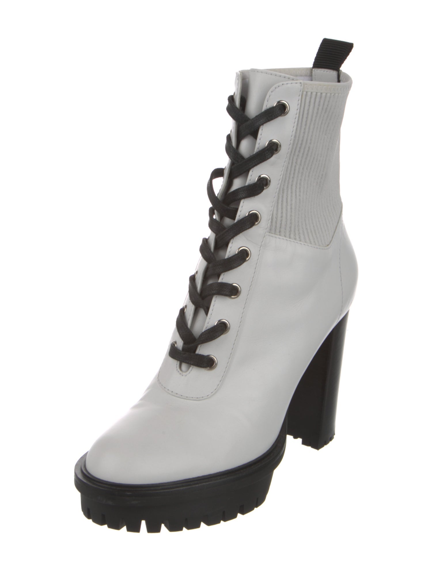 Gianvito Rossi Quilted Pattern Leather Boots