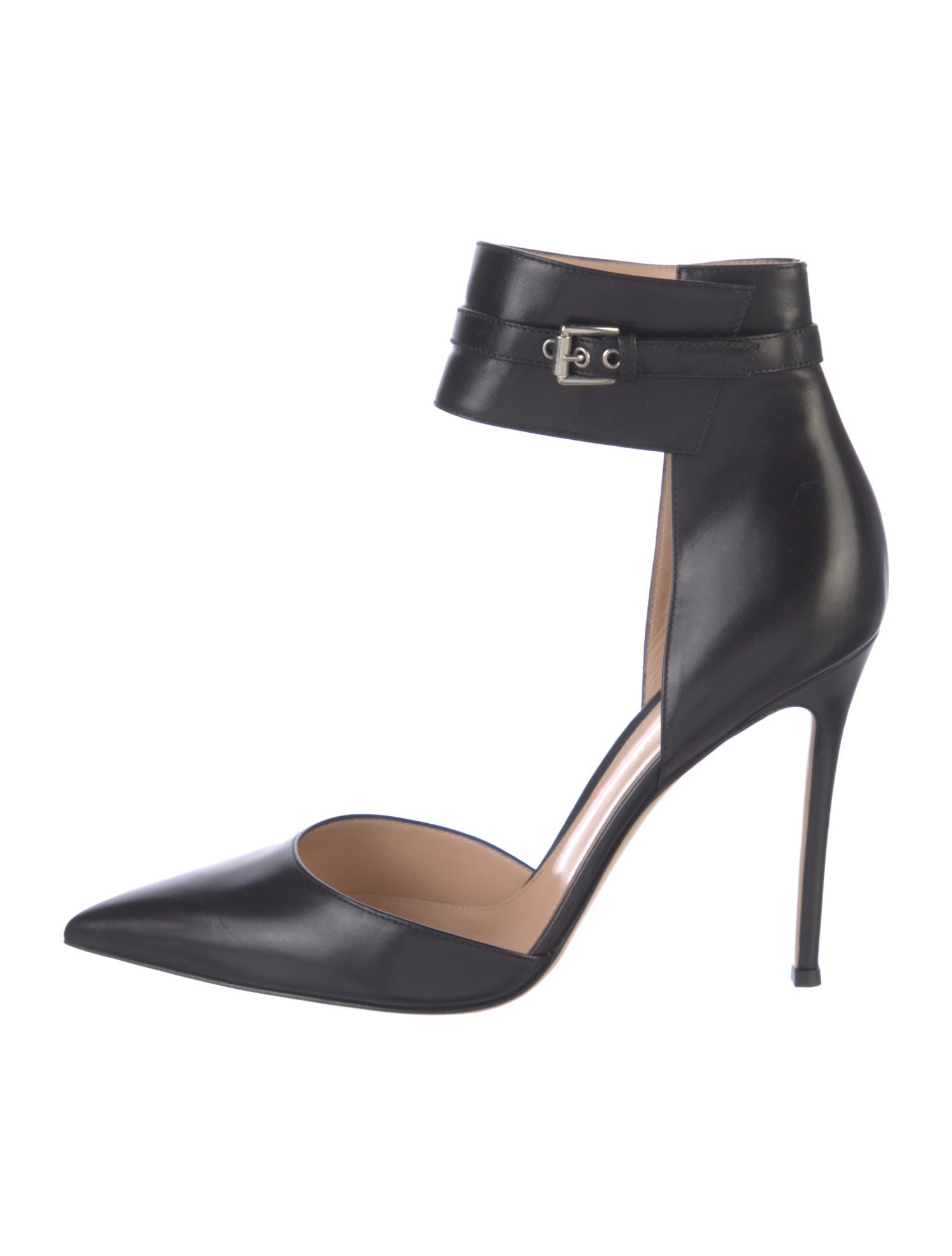 Gianvito Rossi Leather D'Orsay Pumps