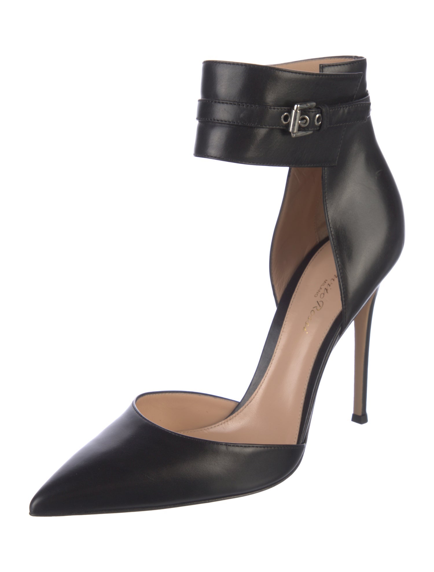 Gianvito Rossi Leather D'Orsay Pumps