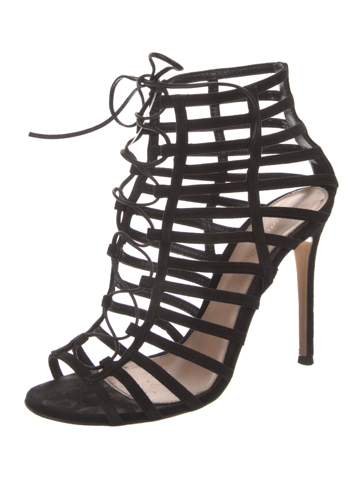 Gianvito Rossi Suede Gladiator Sandals