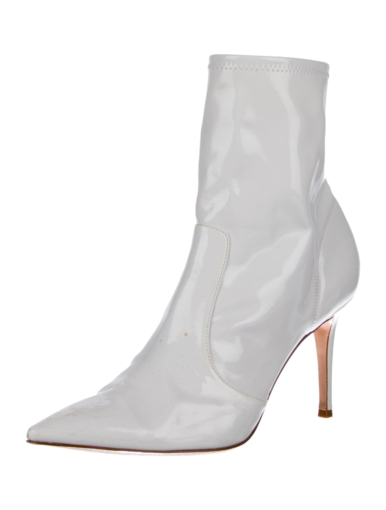 Gianvito Rossi Patent Leather Sock Boots
