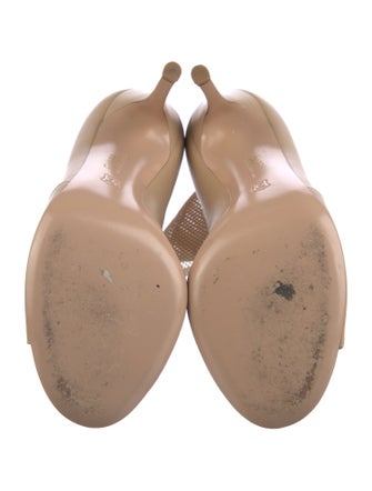 Gianvito Rossi Leather Mesh Accents Sock Boots