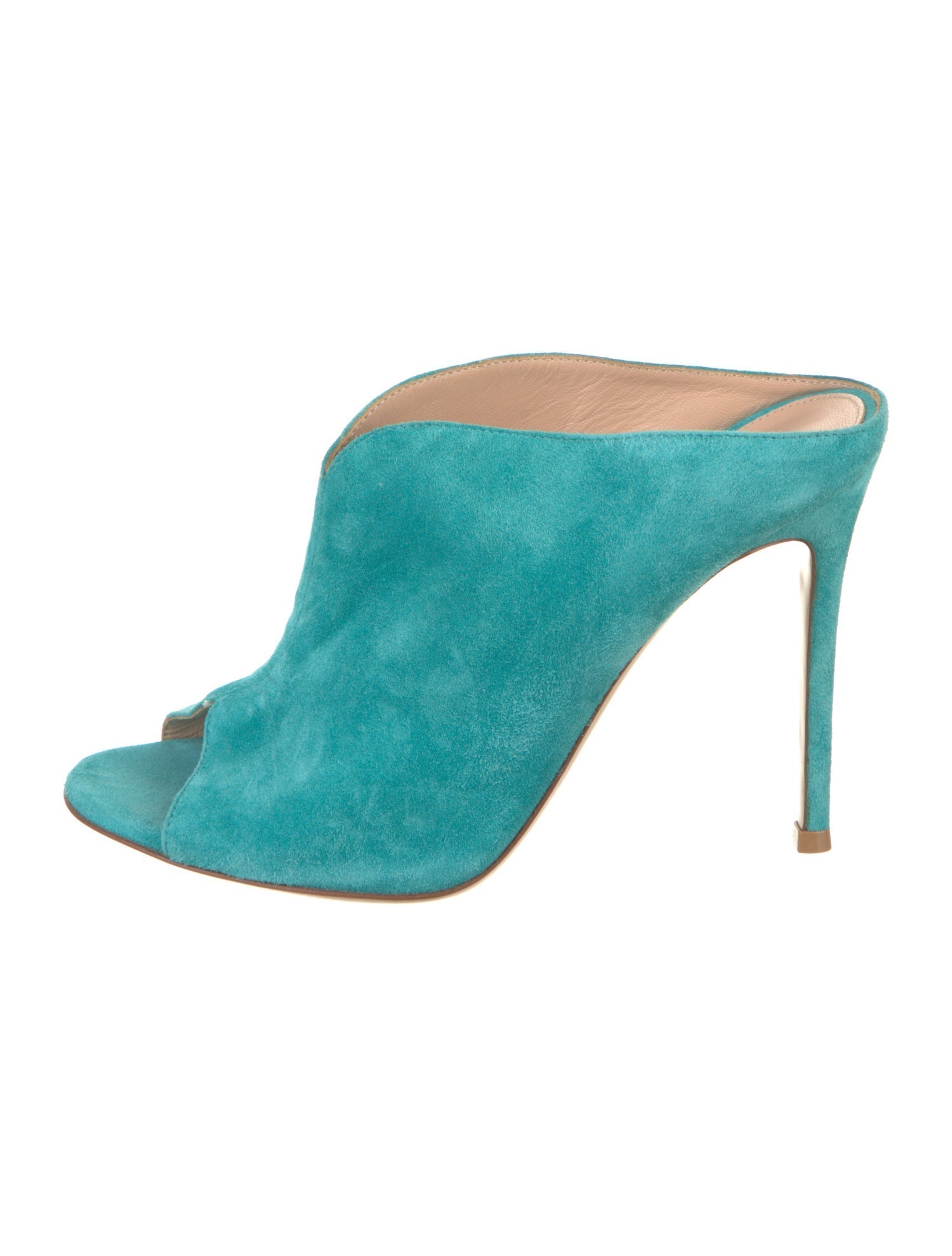 Gianvito Rossi Suede Slides