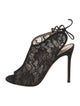 Gianvito Rossi Lace Slingback Pumps