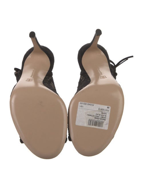 Gianvito Rossi Lace Slingback Pumps