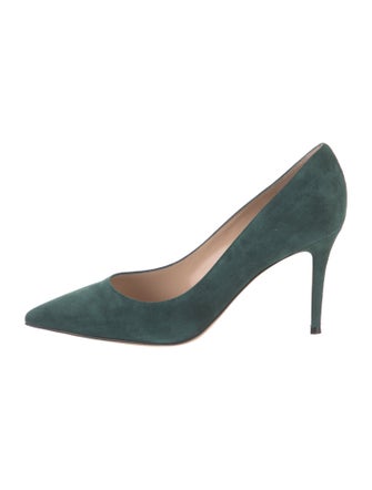 Gianvito Rossi Suede Pumps w/ Tags