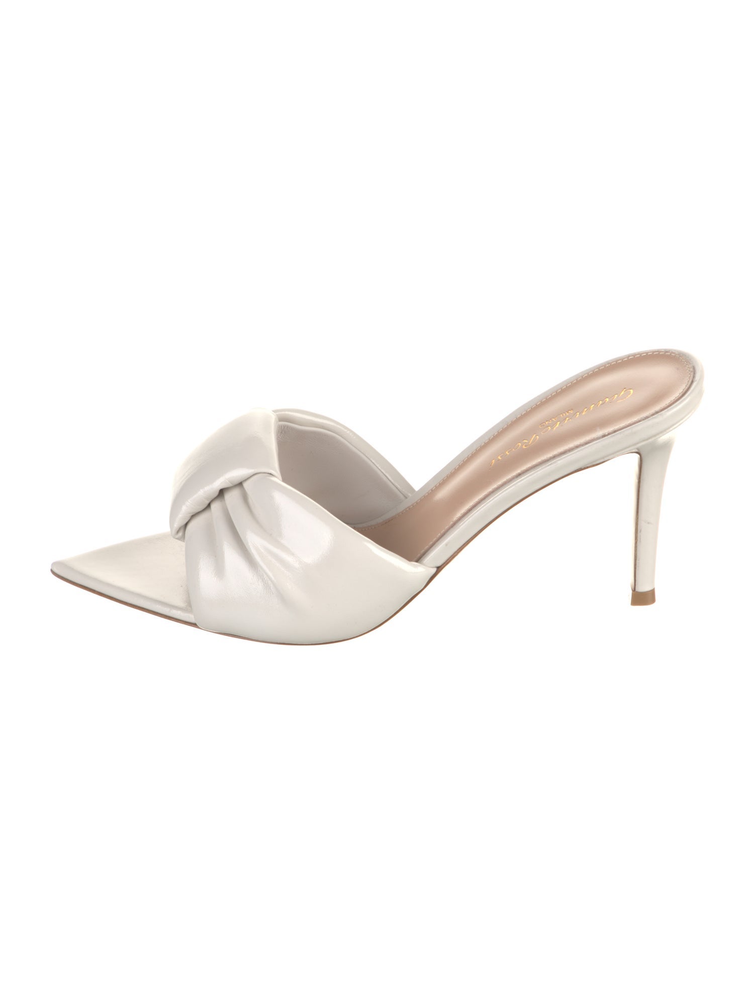 Gianvito Rossi Leather Slides