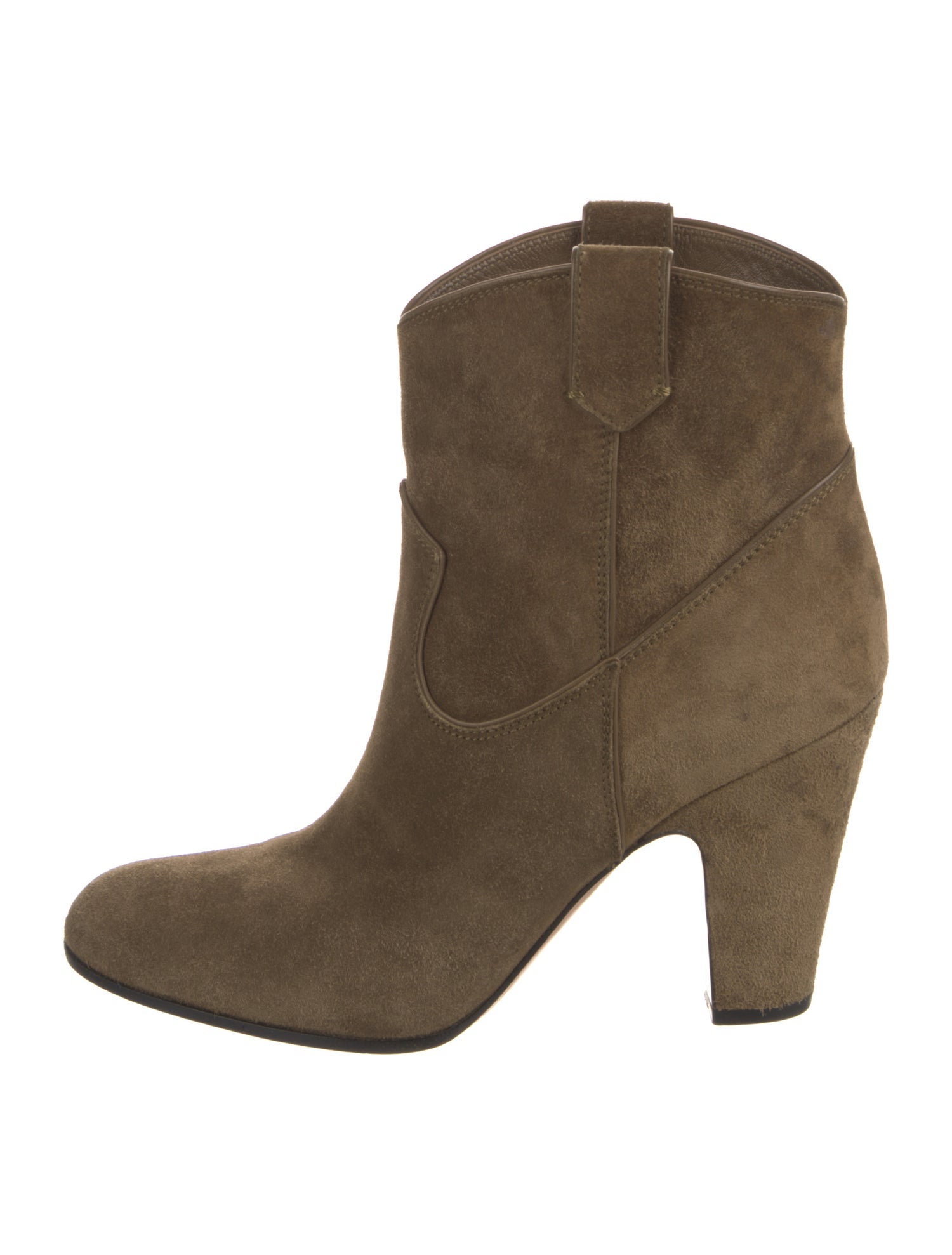 Gianvito Rossi Suede Western Boots