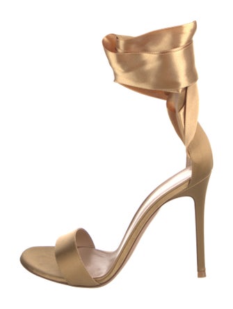 Gianvito Rossi Satin Sandals