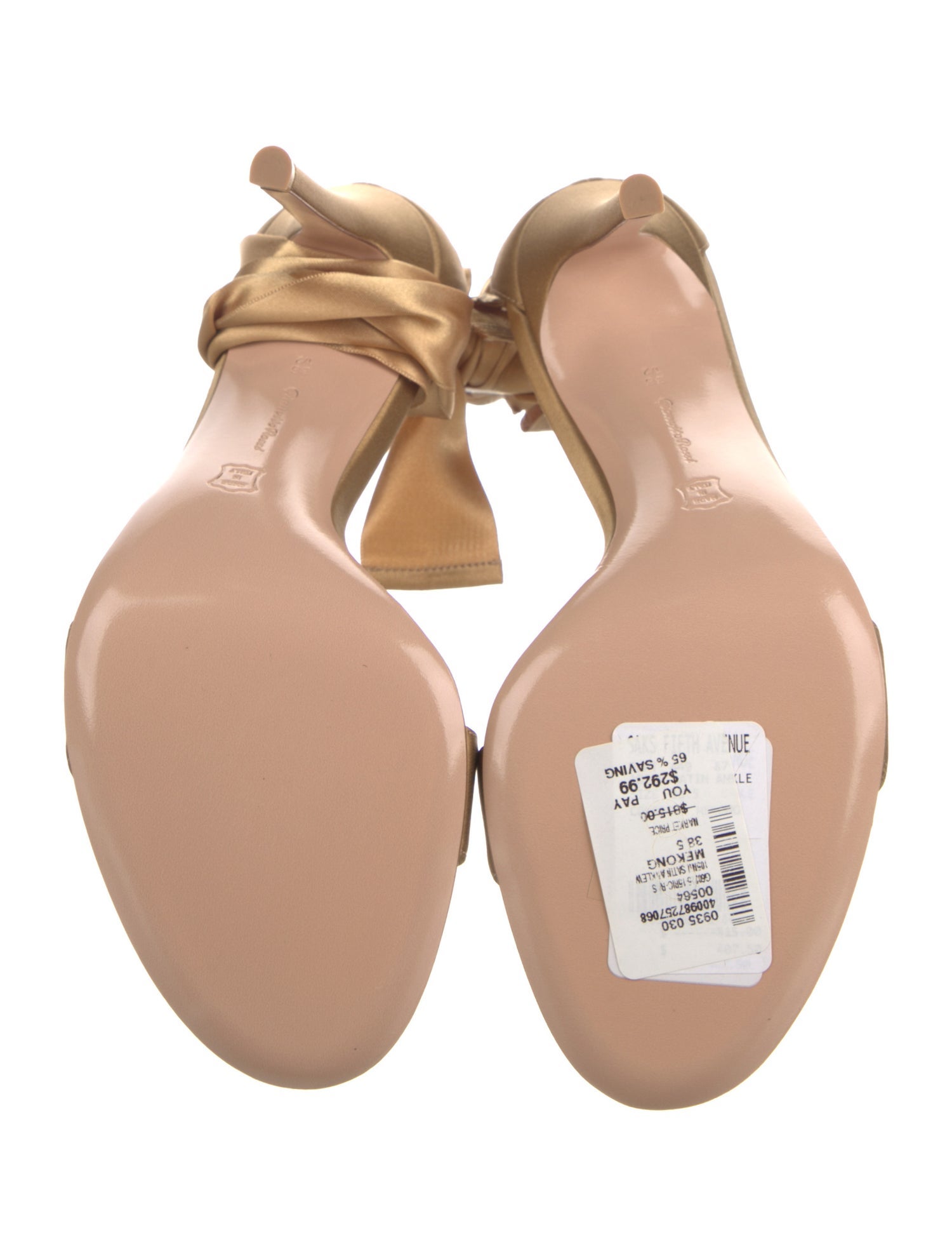 Gianvito Rossi Satin Sandals