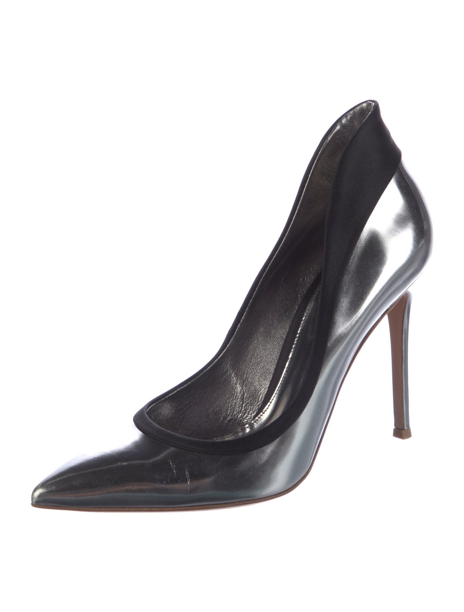 Gianvito Rossi Leather D'Orsay Pumps