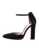 Gianvito Rossi Suede D'Orsay Pumps