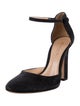 Gianvito Rossi Suede D'Orsay Pumps