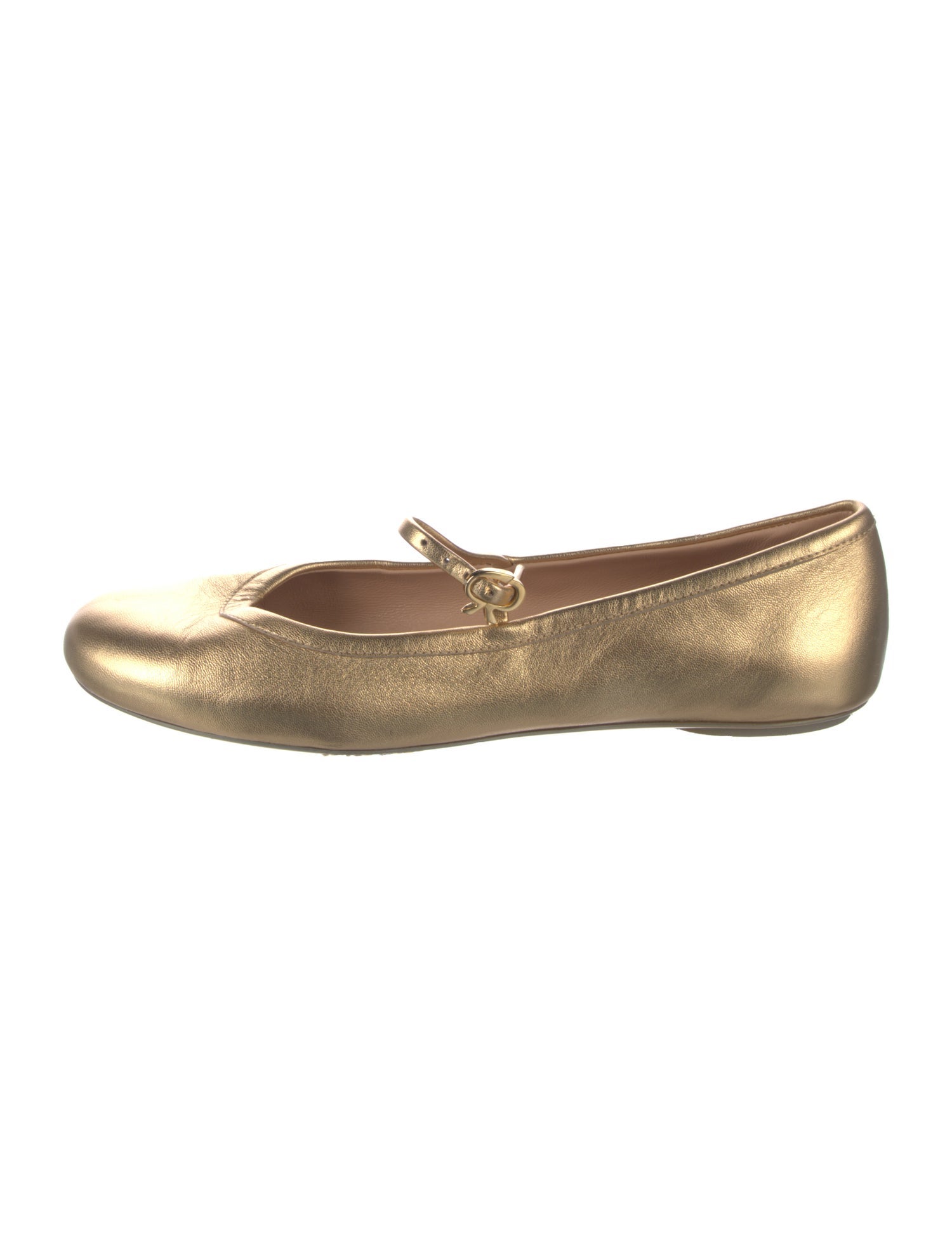 Gianvito Rossi Leather Mary Jane Flats