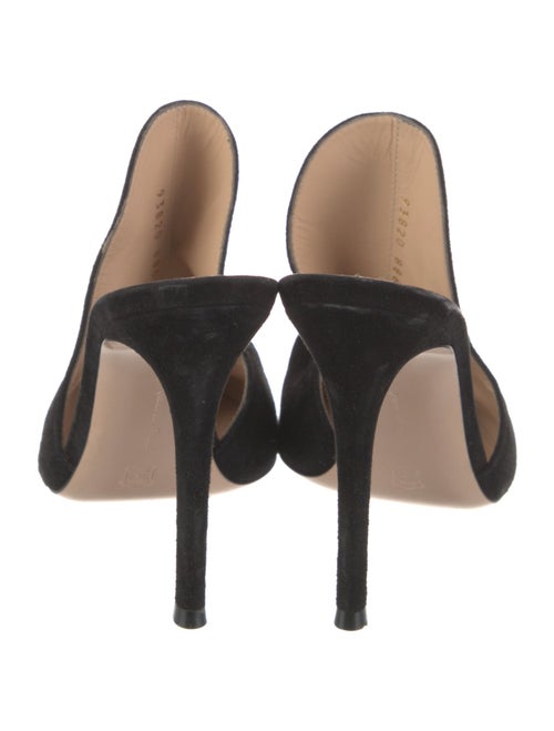 Gianvito Rossi Suede Mules
