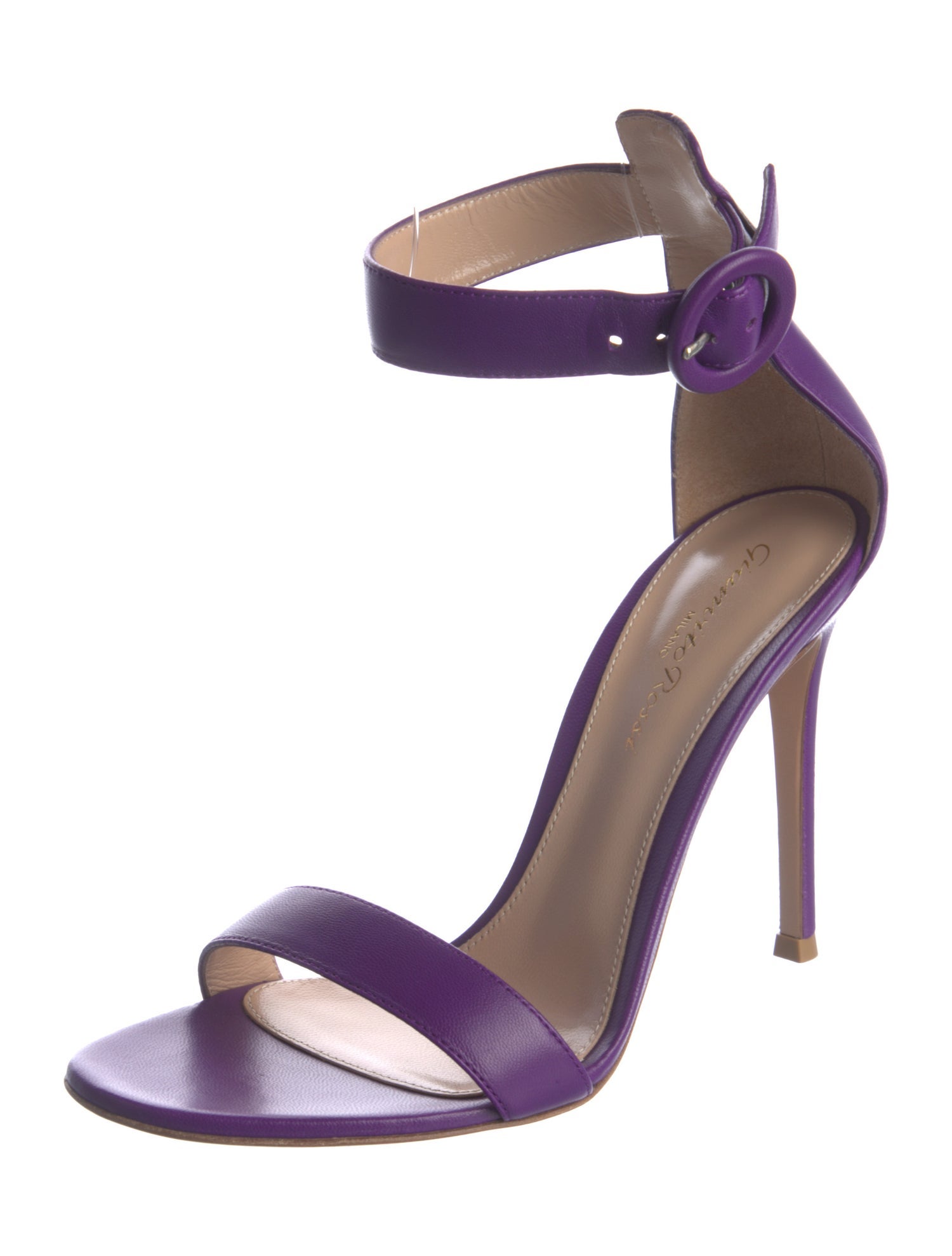 Gianvito Rossi Satin Sandals
