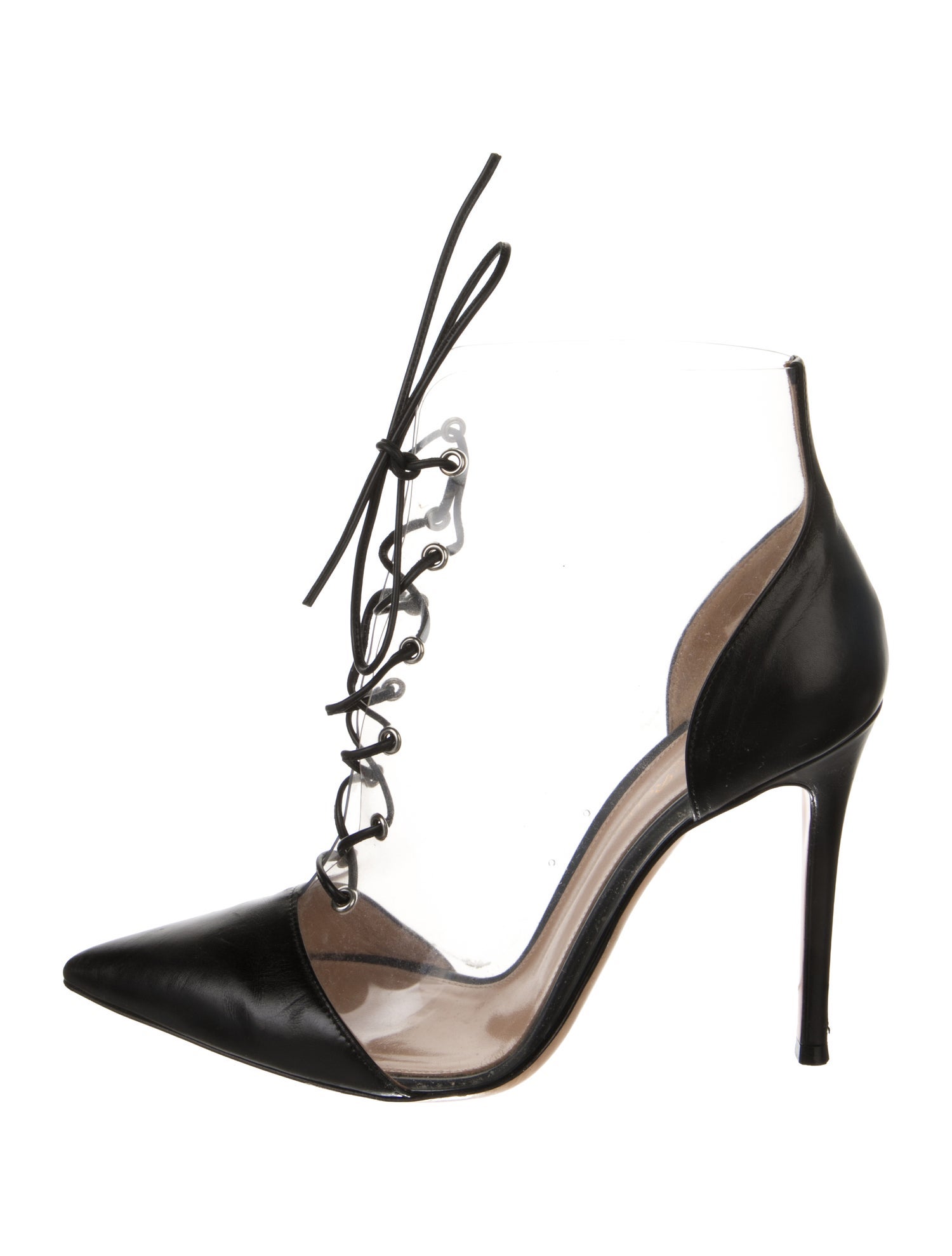 Gianvito Rossi PVC D'Orsay Pumps