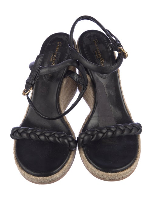 Gianvito Rossi Leather Espadrilles