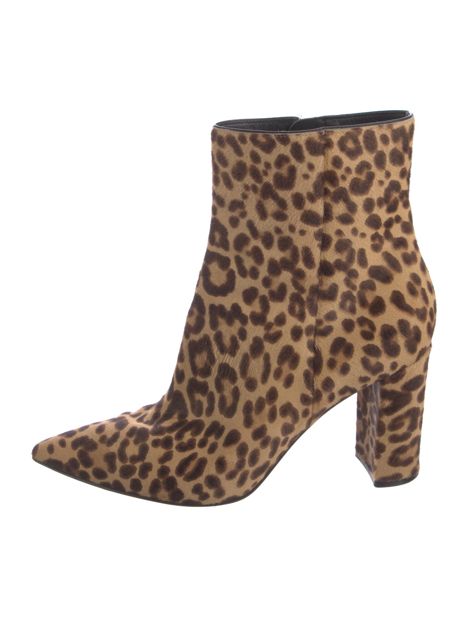 Gianvito Rossi Ponyhair Animal Print Boots