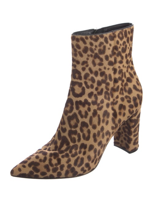 Gianvito Rossi Ponyhair Animal Print Boots