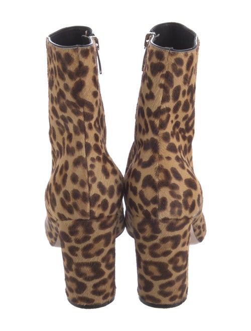 Gianvito Rossi Ponyhair Animal Print Boots