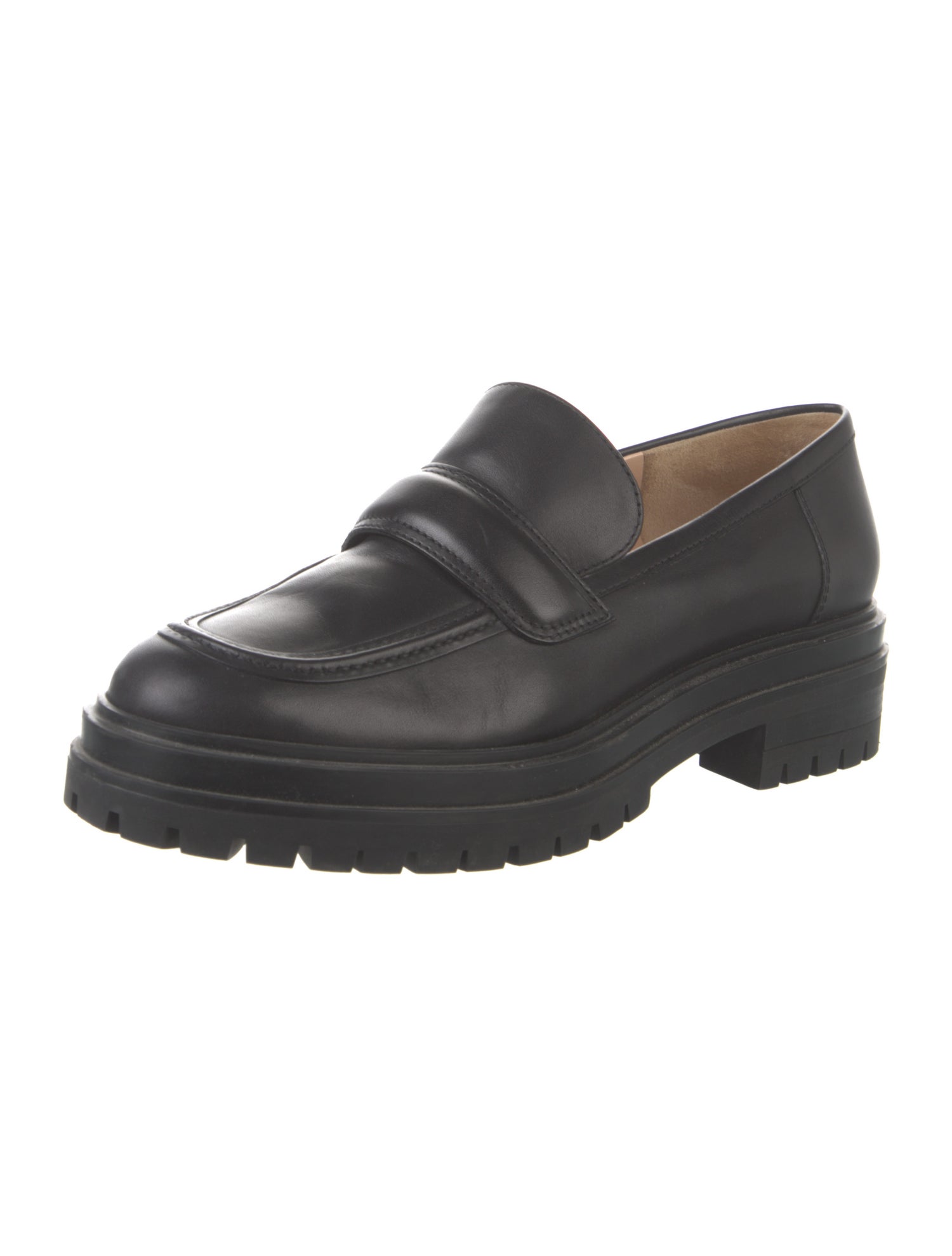 Gianvito Rossi Leather Loafers