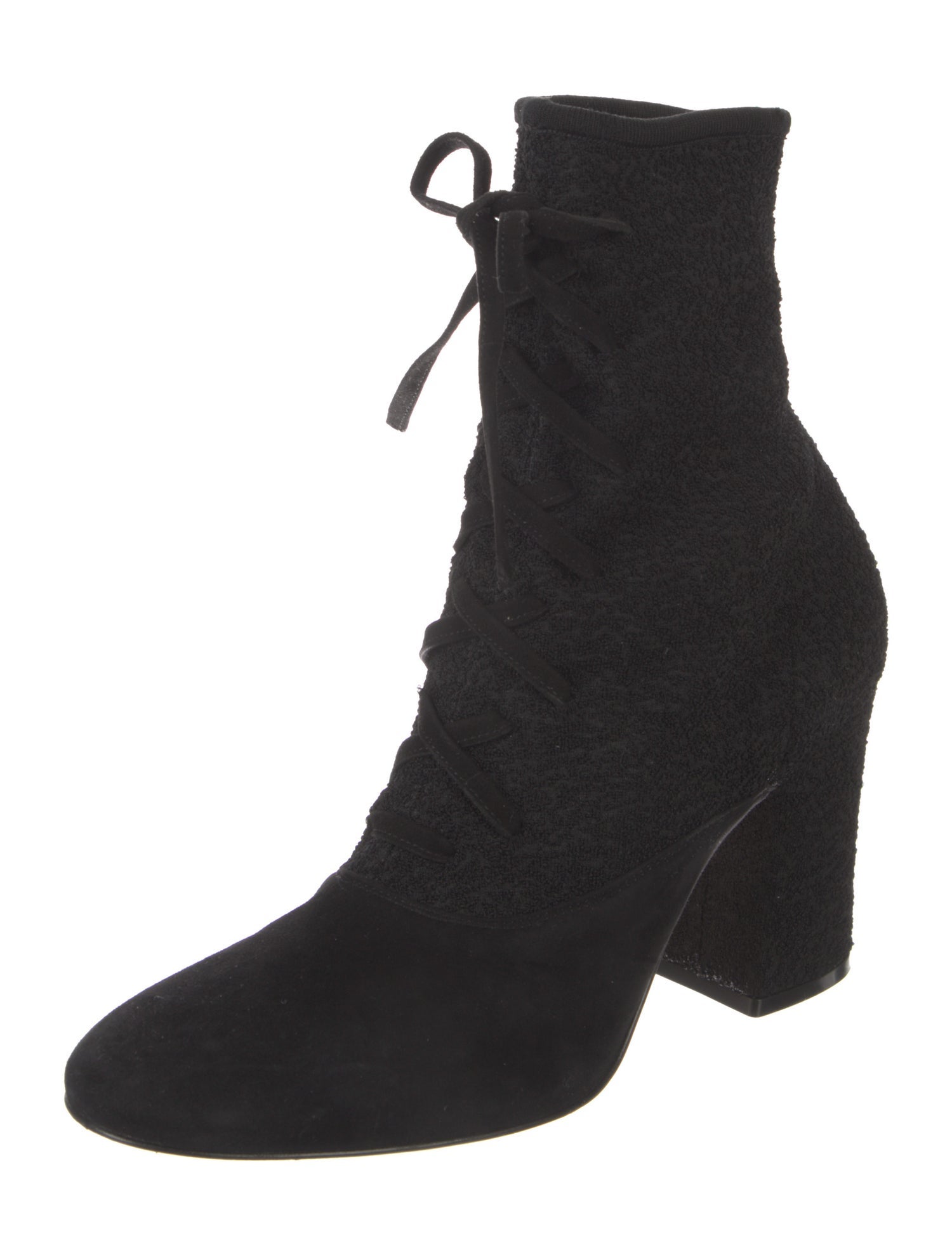 Gianvito Rossi Suede Lace-Up Boots