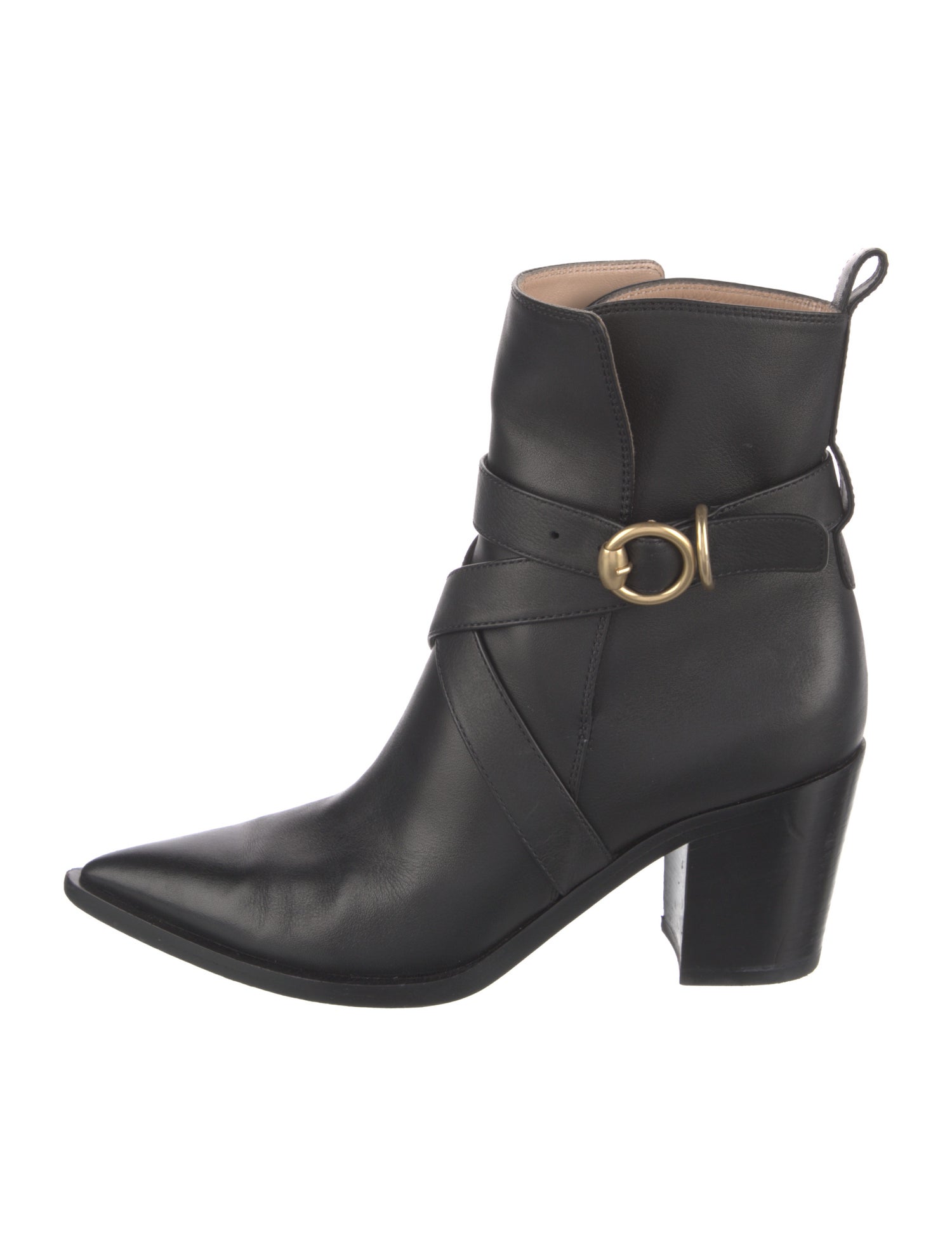 Gianvito Rossi Leather Moto Boots