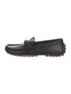 Gianvito Rossi Leather Braided Accents Loafers