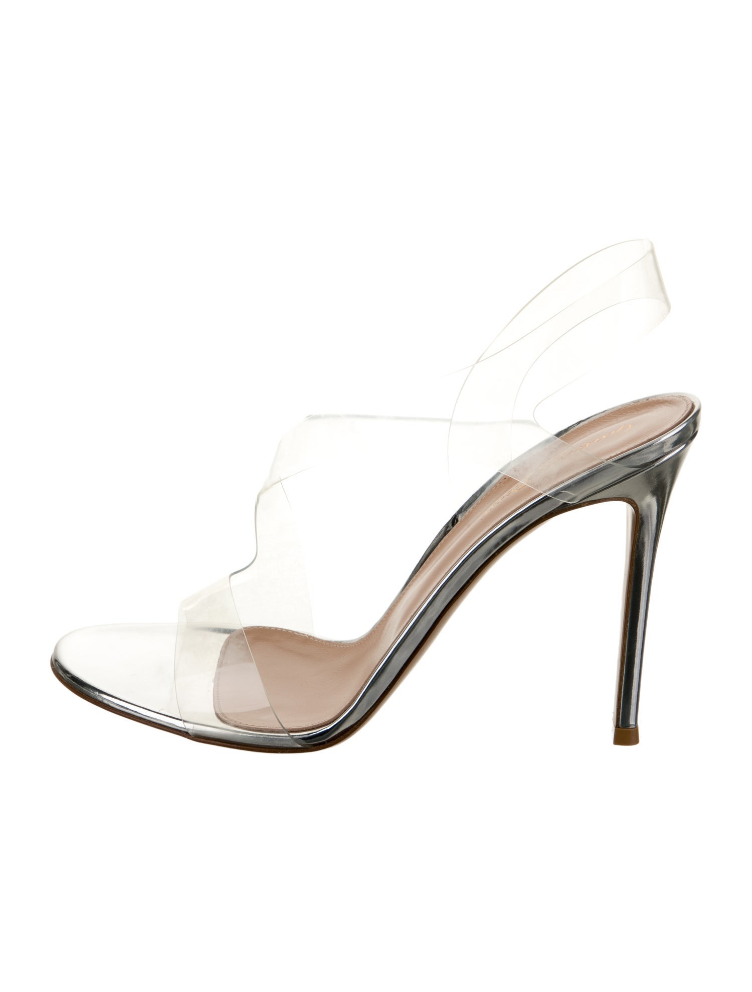 Gianvito Rossi Leather Slingback Sandals