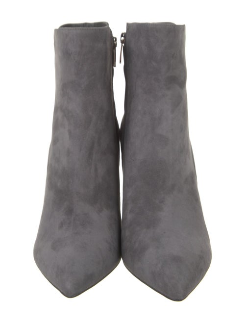 Gianvito Rossi Suede Leather Trim Embellishment Boots