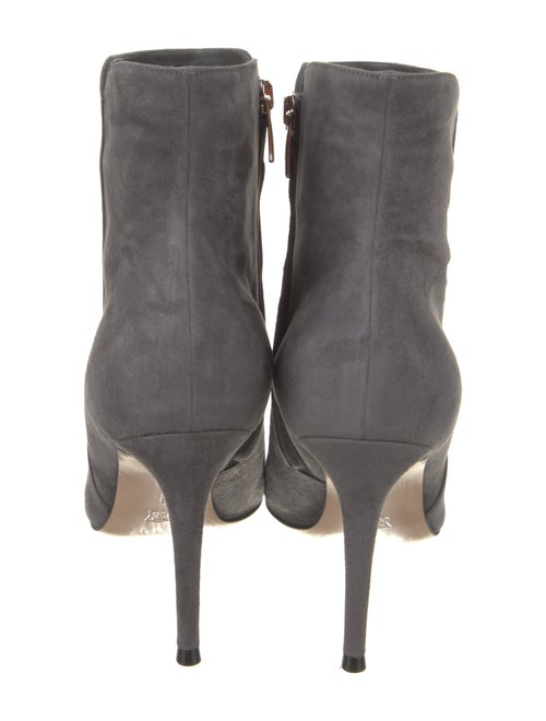 Gianvito Rossi Suede Leather Trim Embellishment Boots