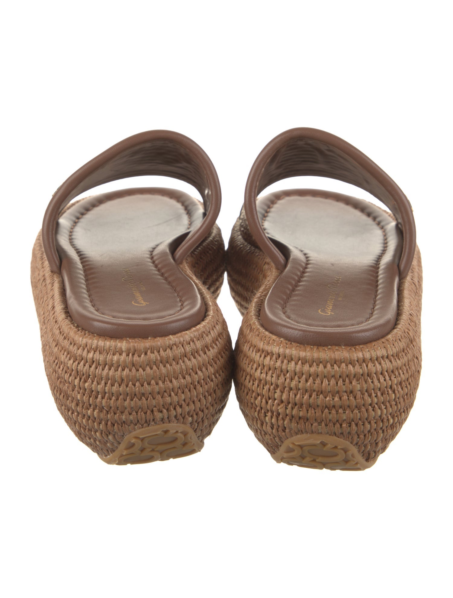 Gianvito Rossi Raffia Printed Espadrilles