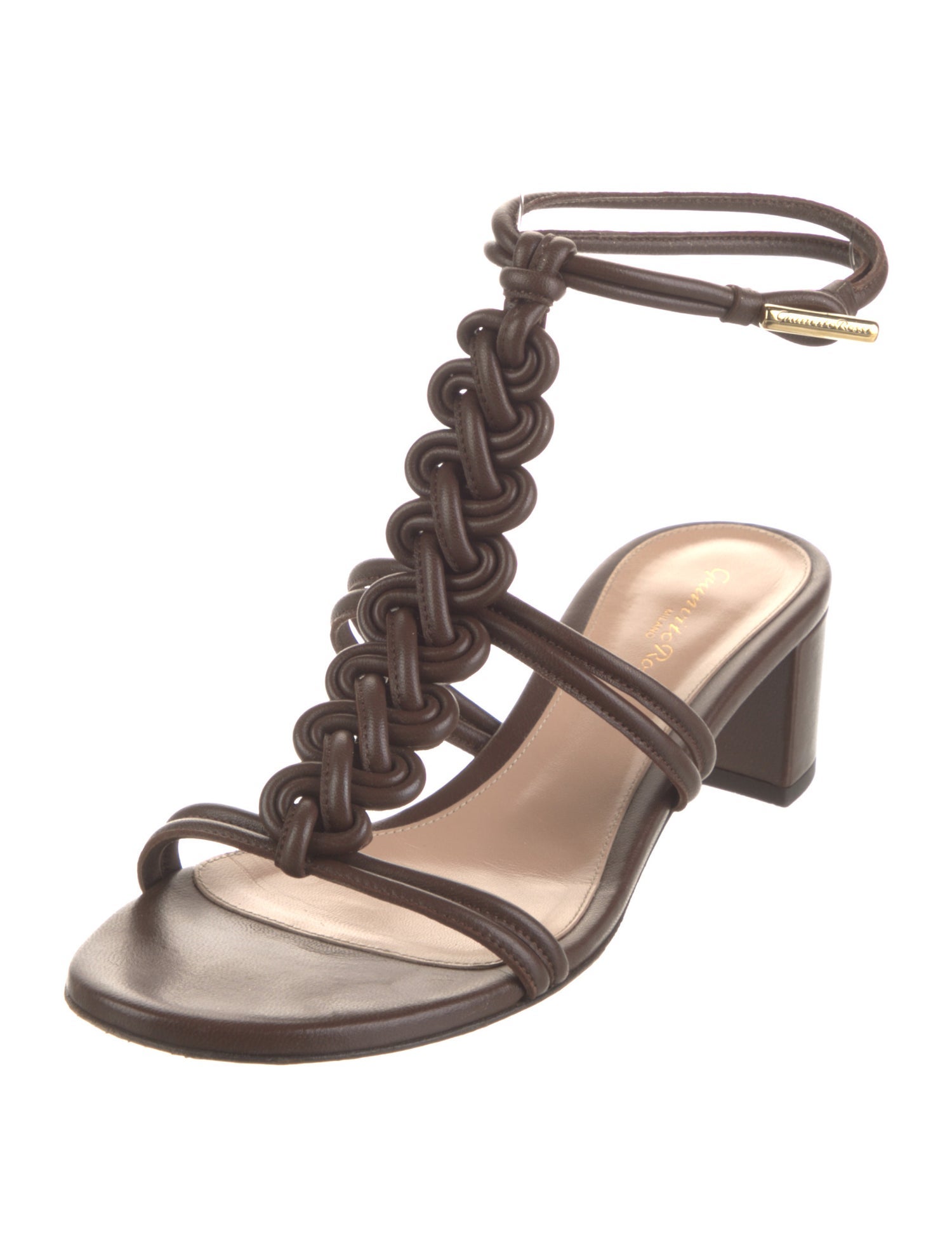 Gianvito Rossi Leather Gladiator Sandals
