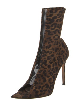 Gianvito Rossi Animal Print Boots