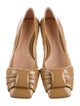 Gianvito Rossi Patent Leather Leather Trim Embellishment Flats