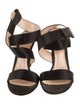 Gianvito Rossi Satin Slingback Sandals