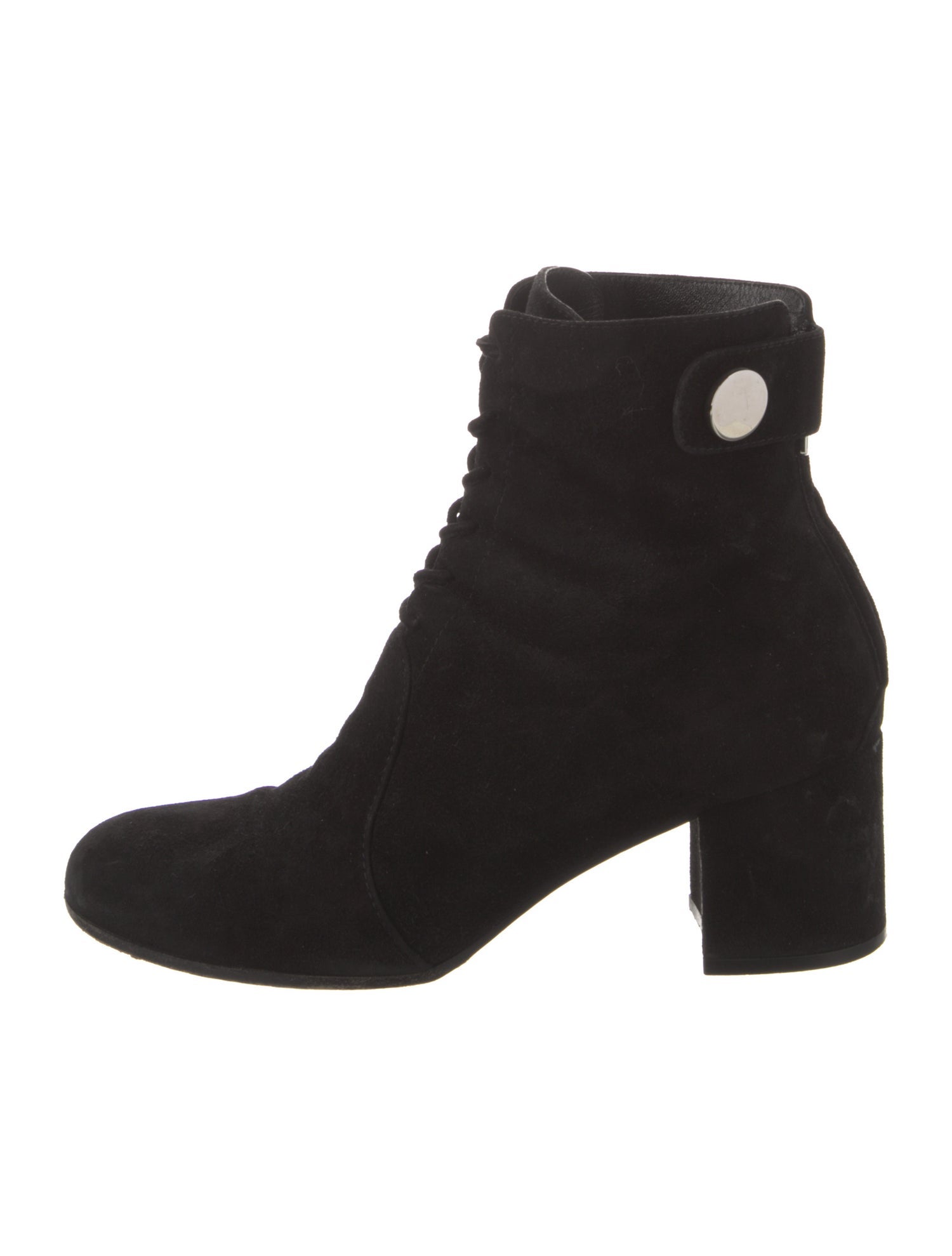 Gianvito Rossi Suede Lace-Up Boots